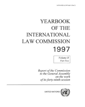 image of Yearbook of the International Law Commission 1997, Vol. II, Part 2