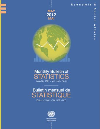 image of Monthly Bulletin of Statistics, May 2012
