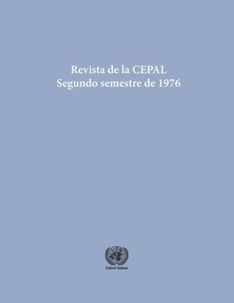 Revista de la CEPAL, Segundo Semestre de 1976