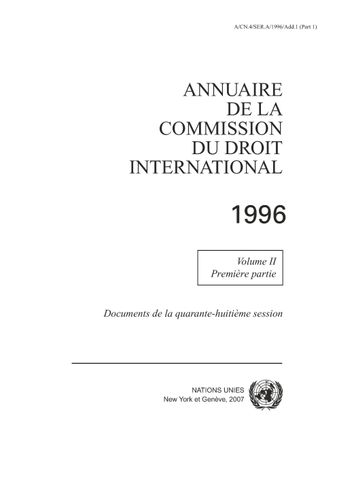 image of Répertoire des documents de la quarante-huitième session