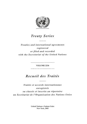 image of Treaty Series 2236