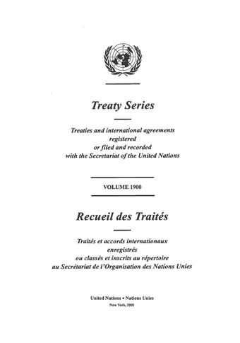image of Treaty Series 1900