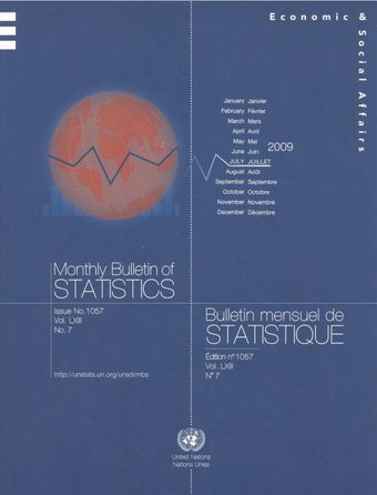 image of Monthly Bulletin of Statistics, July 2009