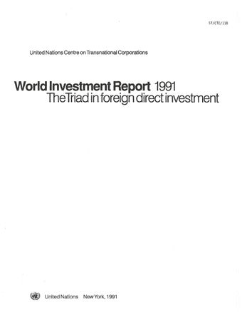 image of World Investment Report 1991