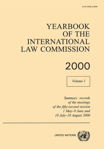 image of Yearbook of the International Law Commission 2000, Vol. I