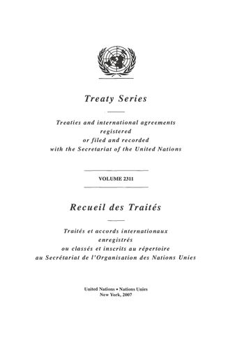 image of No. 41206. Netherlands and Preparatory Commission for the Organisation for the Prohibition of Chemical Weapons