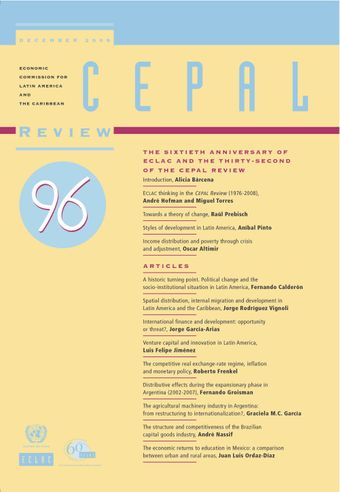 CEPAL Review No. 96, December 2008