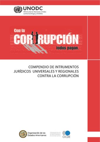 image of Compendio de Instrumentos Jurídicos Universales y Regionales Contra la Corrupción