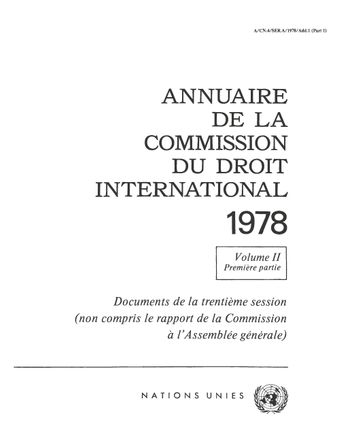 image of Répertoire des documents de la trentième session