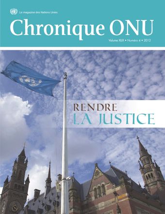 Chronique ONU Vol. XLIX No.4 2012