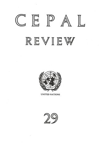 CEPAL Review No. 29, August 1986