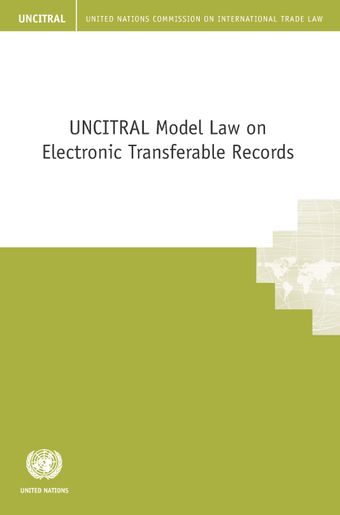 image of UNCITRAL Model Law on Electronic Transferable Records