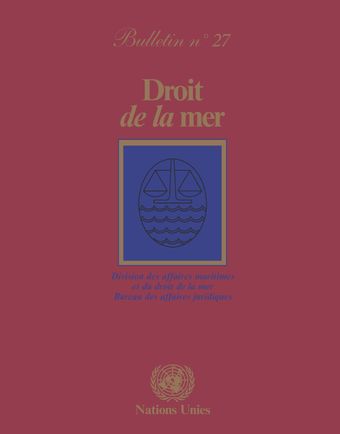 image of Droit de la Mer Bulletin, No. 27