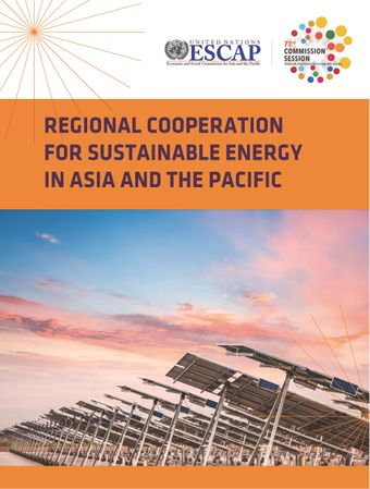 image of Regional Cooperation for Sustainable Energy in Asia and the Pacific