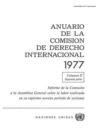image of Anuario de la Comisión de Derecho Internacional 1977, Vol. II, Parte 2