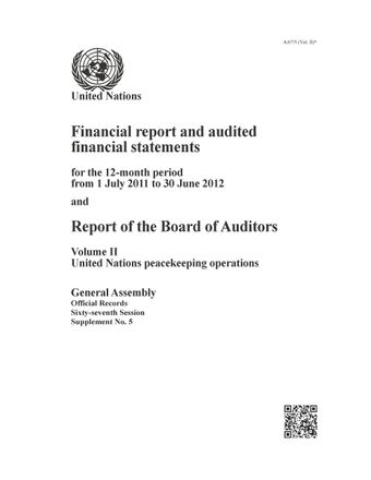 image of Financial statements for the 12-month period from 1 July 2011 to 30 June 2012