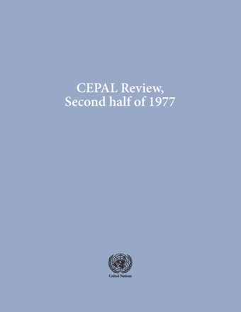 CEPAL Review No. 4, Second Half of 1977