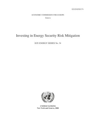 image of Investing in Energy Security Risk Mitigation
