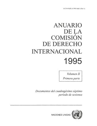 image of Anuario de la Comisión de Derecho Internacional 1995, Vol. II, Parte 1