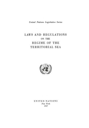 image of Legal regime concerning ships, other than warships, in the territorial sea