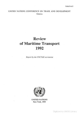 image of Review of Maritime Transport 1992