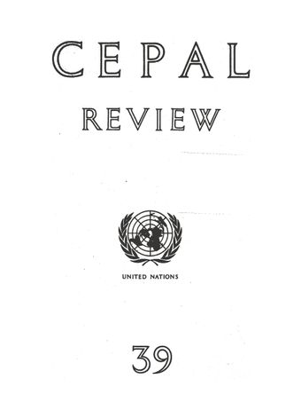 CEPAL Review No. 39, December 1989