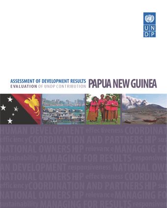 image of UNDP outcomes adopted by UDP country programme 2008-2012