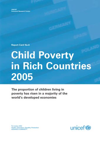 image of Child Poverty in Rich Countries 2005