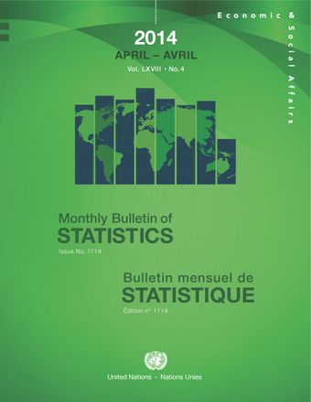 image of Bulletin mensuel de statistique, Avril 2014