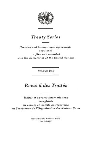 image of Treaty Series 1524