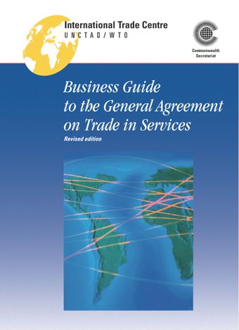 image of General agreement on trade in services
