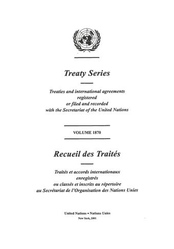 image of No. 2861. Convention relative à l’esclavage, signée à Genéve le 25 septembre 1926 et amendée par le Protocole ouvert à la signature ou à l’acceptation au Siége de l’Organisation des Nations Unies, New York, le 7 décembre 1953