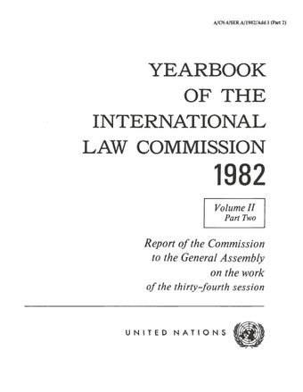 image of Yearbook of the International Law Commission 1982, Vol. II, Part 2