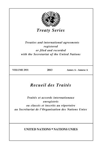 image of Treaty Series 2931