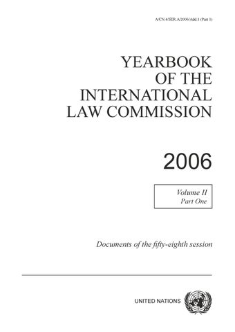 image of Yearbook of the International Law Commission 2006, Vol. II, Part 1