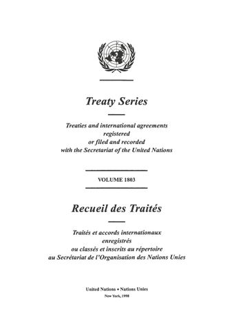 image of Treaty Series 1803