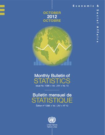 image of Monthly bulletin of statistics, October 2012: Population