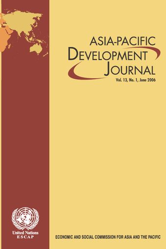 Asia-Pacific Development Journal Vol. 13, No. 1, June 2006