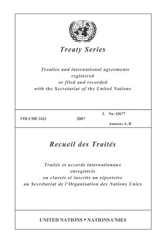 image of Treaty Series 2422