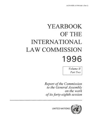 image of Yearbook of the International Law Commission 1996, Vol. II, Part 2