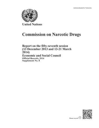 image of Provisional agenda for the fifty-eighth session of the Commission on Narcotic Drugs
