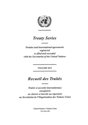 image of Treaty Series 1673
