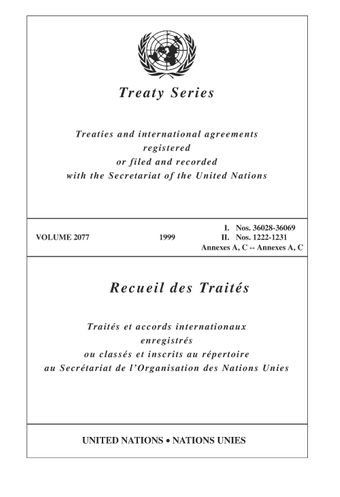 image of Treaty Series 2077