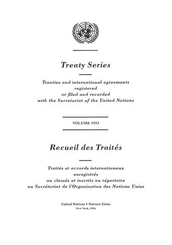 image of Treaty Series 1553