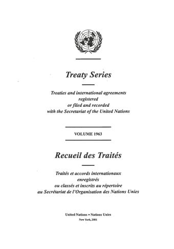 image of No. 33484. International Tropical Timber Agreement, 1994. Concluded at Geneva on 26 January 1994