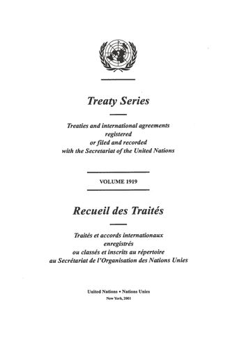 image of No. 31251. Constitution et Convention de l’Union internationale des télécommunications. Conclues à Genève le 22 décembre 1992