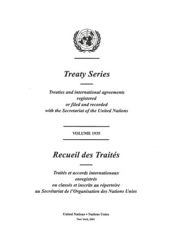 image of No. 32128. Arrangement between the United Nations and the Netherlands Minister for Development Cooperation for the contribution of personnel to the International Tribunal for Rwanda. Signed at New York on 15 September 1995