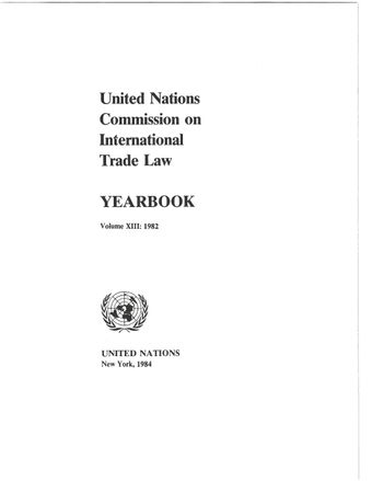 image of United Nations Commission on International Trade Law (UNCITRAL) Yearbook 1982