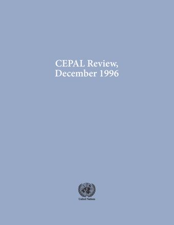 CEPAL Review No. 60, December 1996