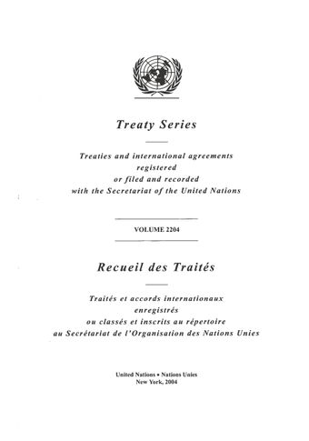 image of Treaty Series 2204
